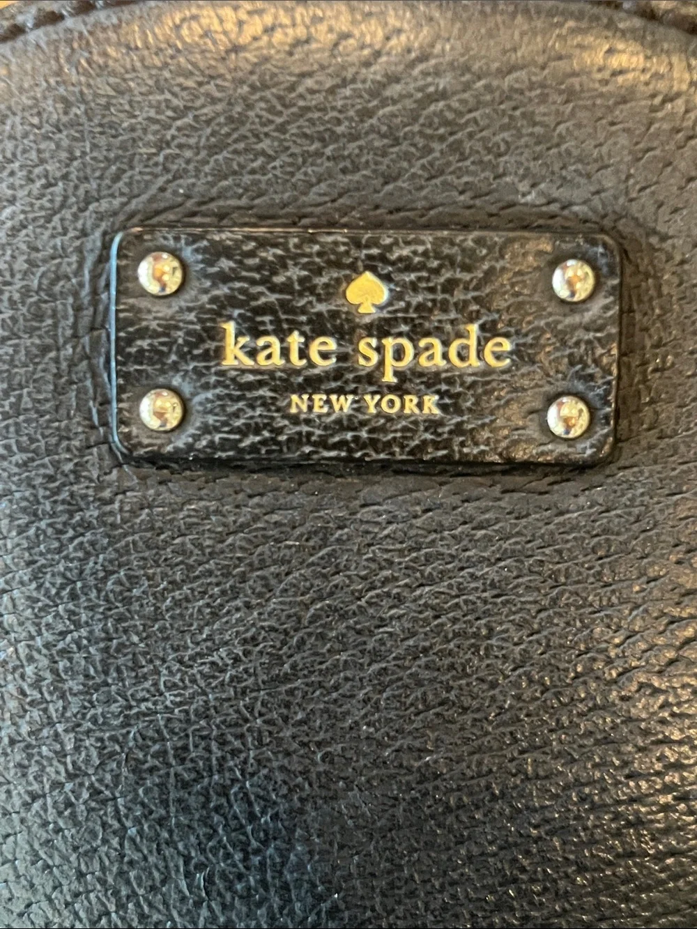 KATE SPADE GROVE STREET SAMMI DOME BLACK LEATHER BACKPACK